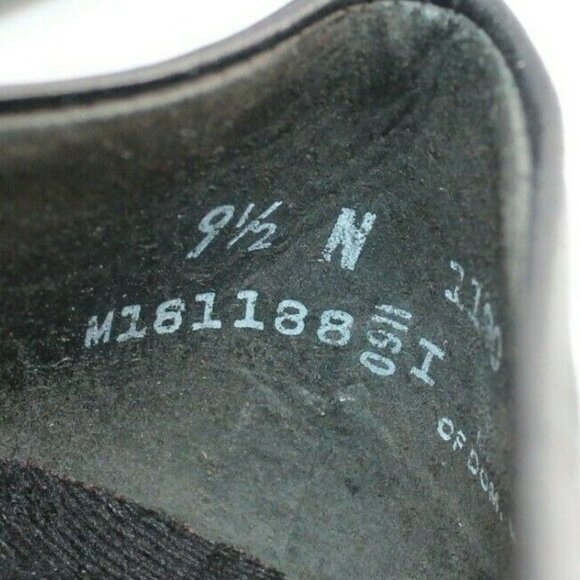 Munro Womens Sz 9.5 N Black Leather Penny Loafer Slip On Flat Shoes Classic - Picture 9 of 9